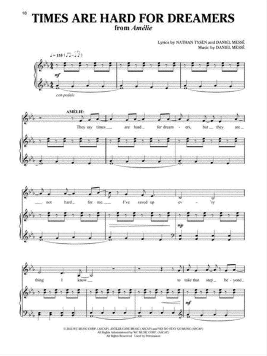 <br>Sheet music extract