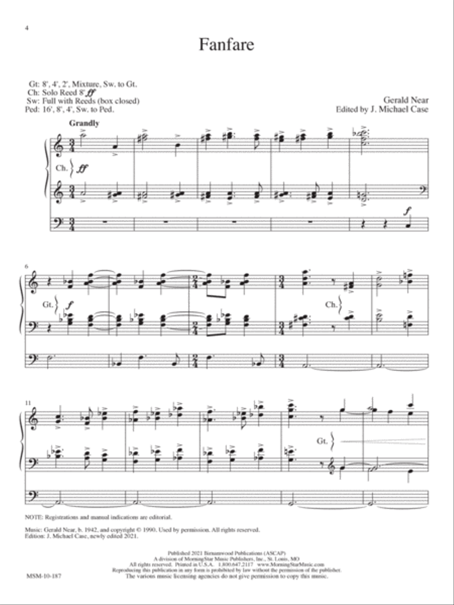 10 Transcriptions & Arrangements for Organ, Volume 2 Organ scores gallery preview page 2