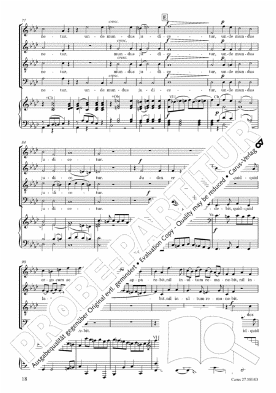 Requiem in F minor Requiem in F minor 4-Part scores gallery preview page 23