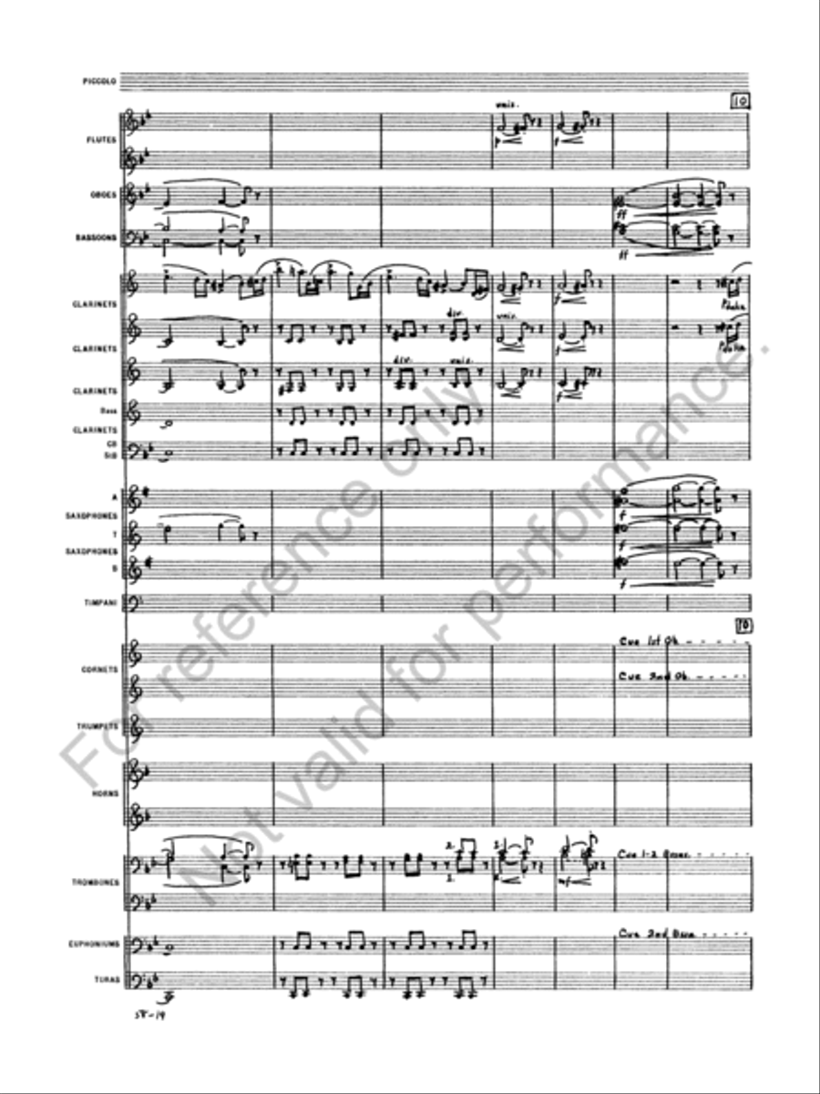 Oberon Concert Band scores gallery preview page 21