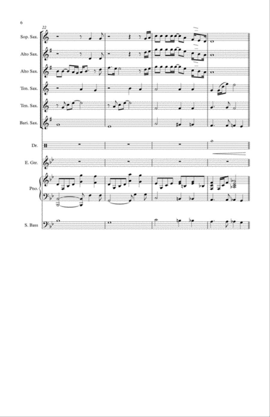 Bohemian Rhapsody Large Ensemble scores gallery preview page 6