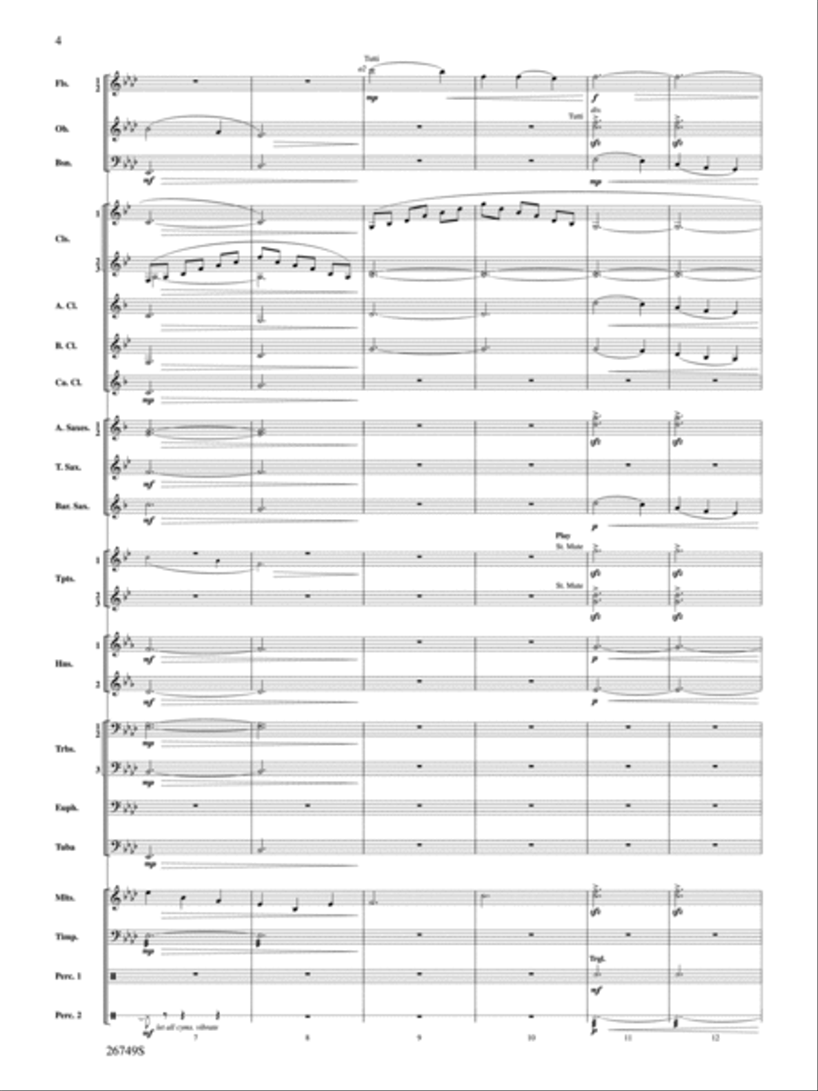 Greensleeves: A Fantasia for Band Concert Band scores gallery preview page 3