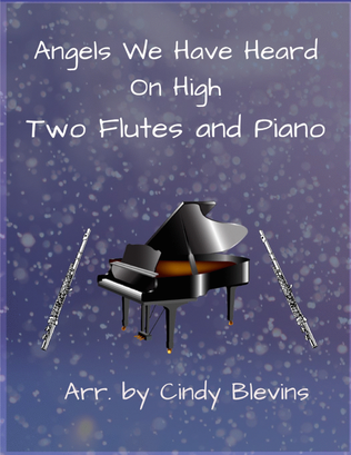 Book cover for Angels We Have Heard On High, Two Flutes and Piano