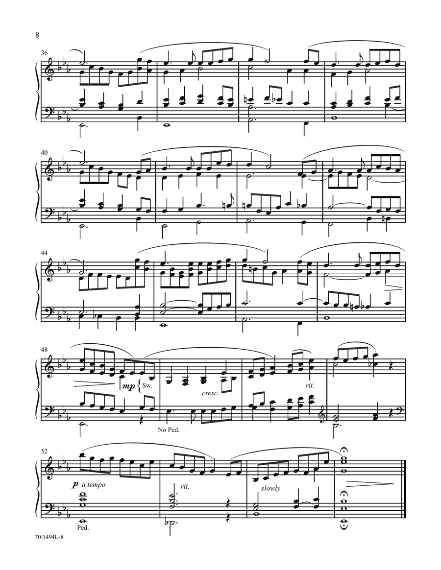 The Everlasting Arms (Digital Download) Sacred scores gallery preview page 6