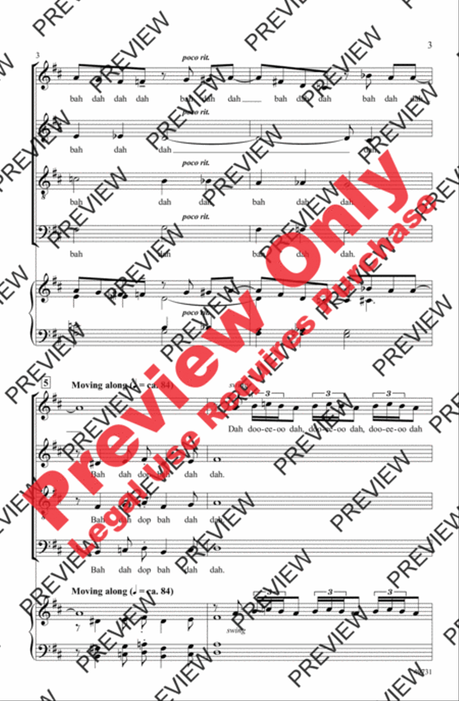 Rhapsody in Blue Rhapsody in Blue 4-Part scores gallery preview page 3