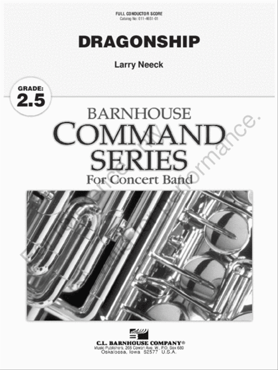 Dragonship Concert Band scores gallery preview page 2