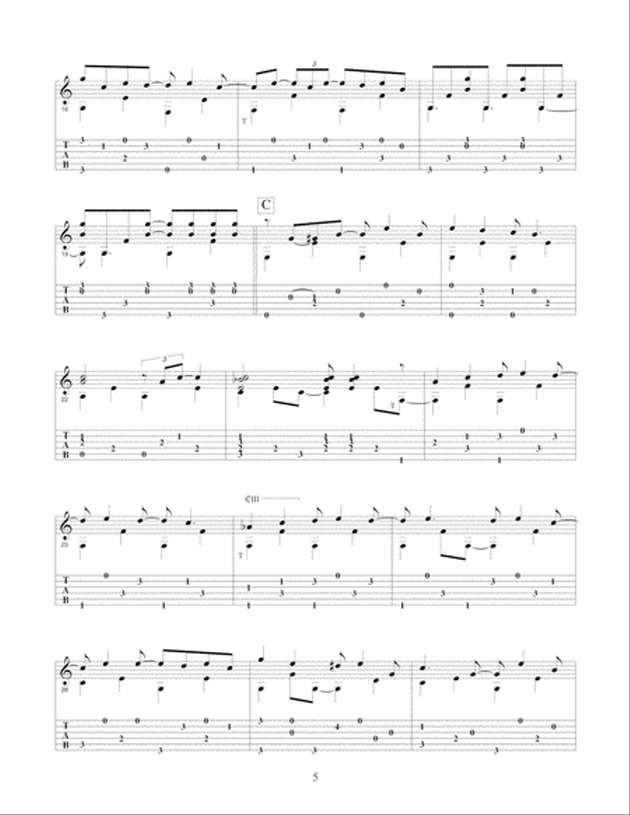 MBGU Fingerstyle Curriculum: Best Blues Solos Electric Guitar scores gallery preview page 6