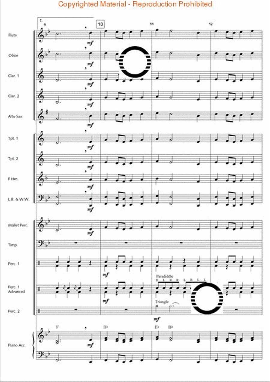 1st Classic Suite Concert Band scores gallery preview page 14