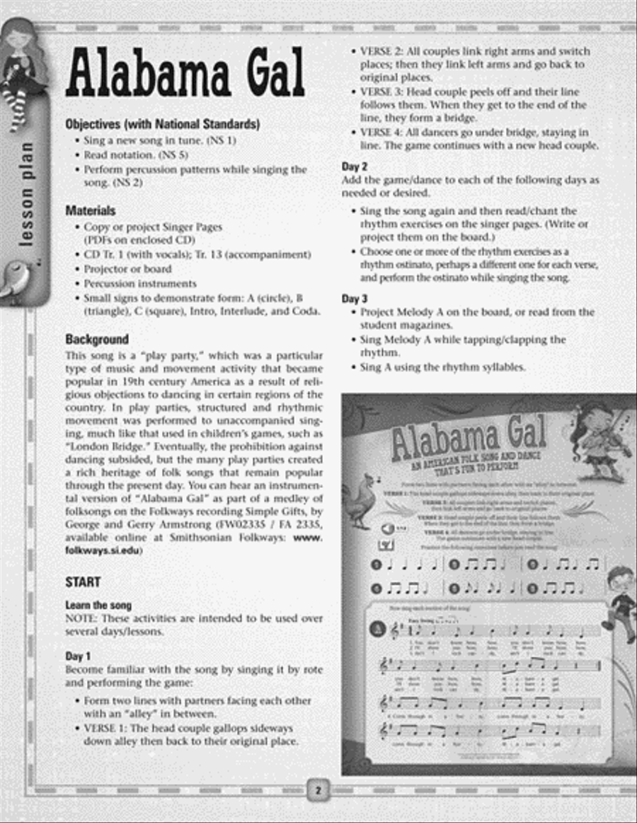 Read & Sing Folksongs Read & Sing Folksongs Choir scores gallery preview page 3