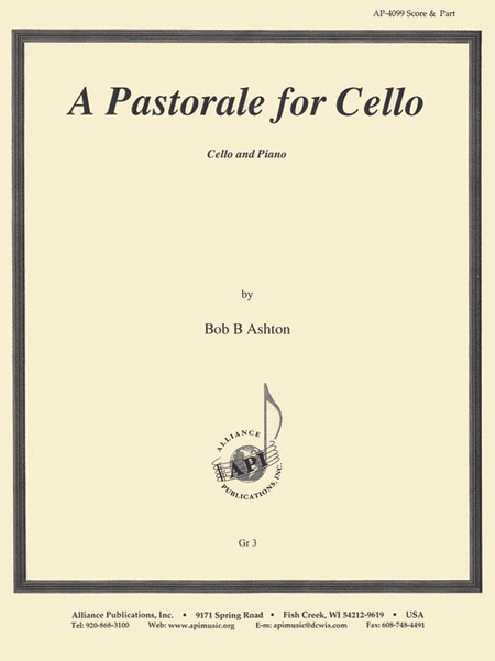 A Pastorale For Cello and Pno -