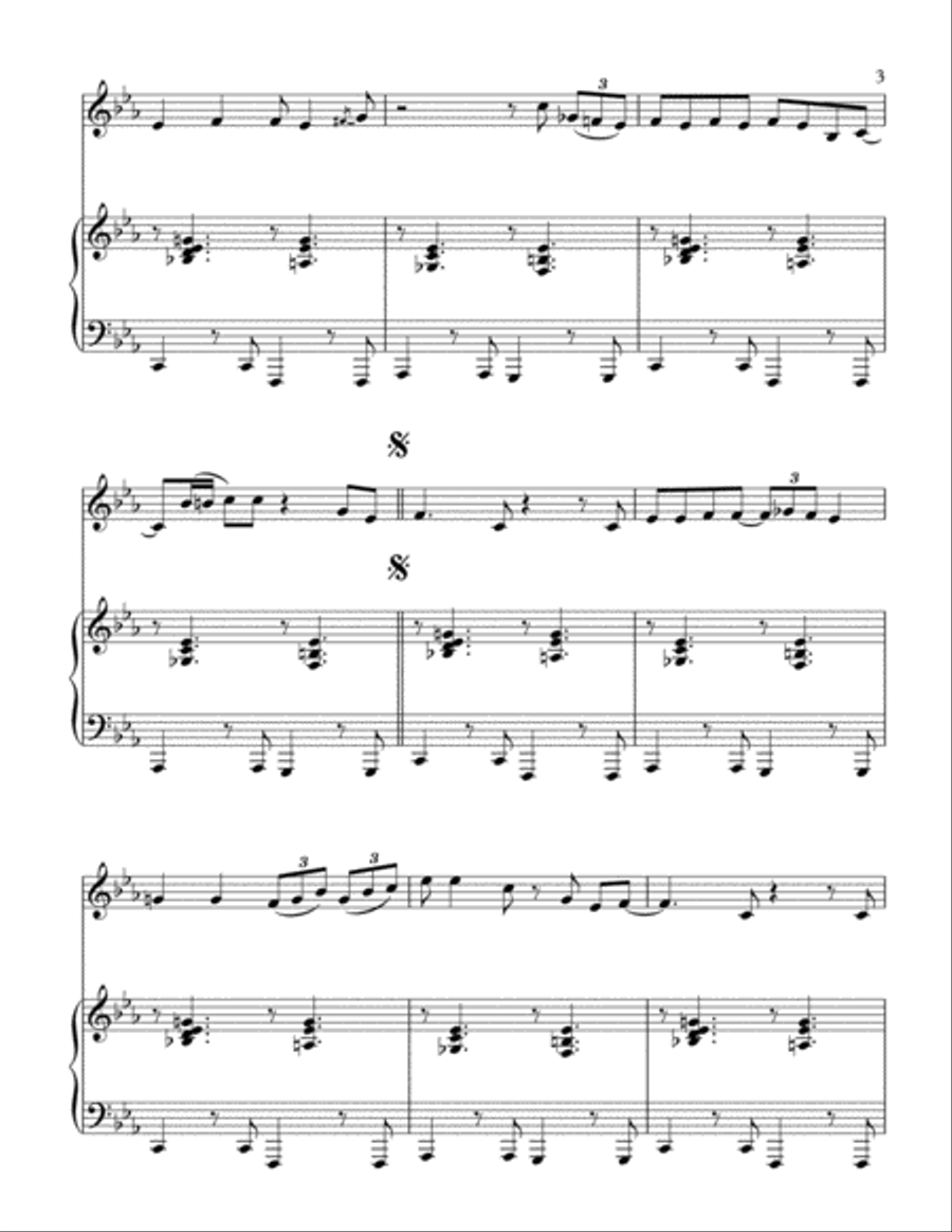 Hit The Road Jack Trumpet Solo scores gallery preview page 4