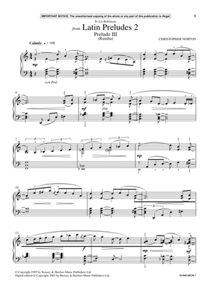 Prelude III (Rumba) (from Latin Preludes 2)