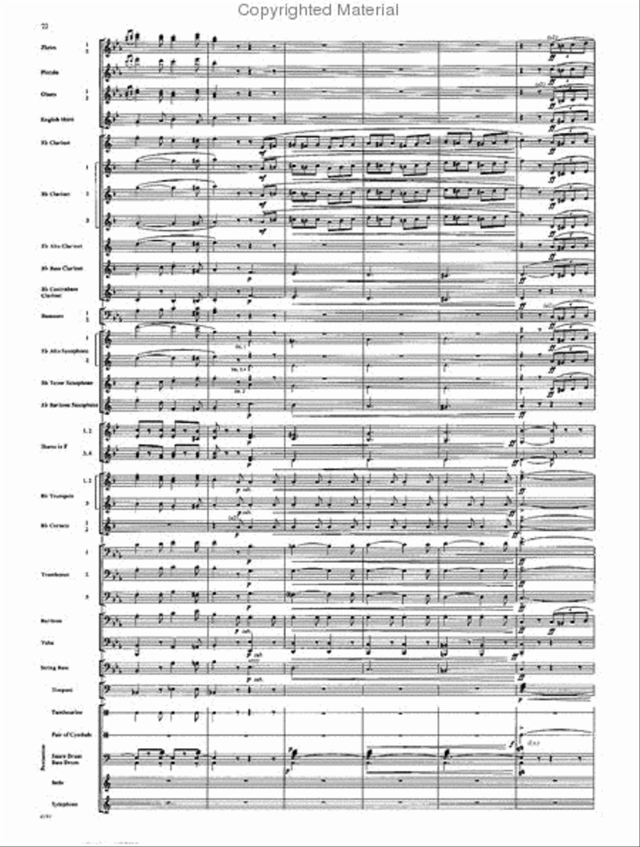 Funiculi, Funicula Concert Band scores gallery preview page 21