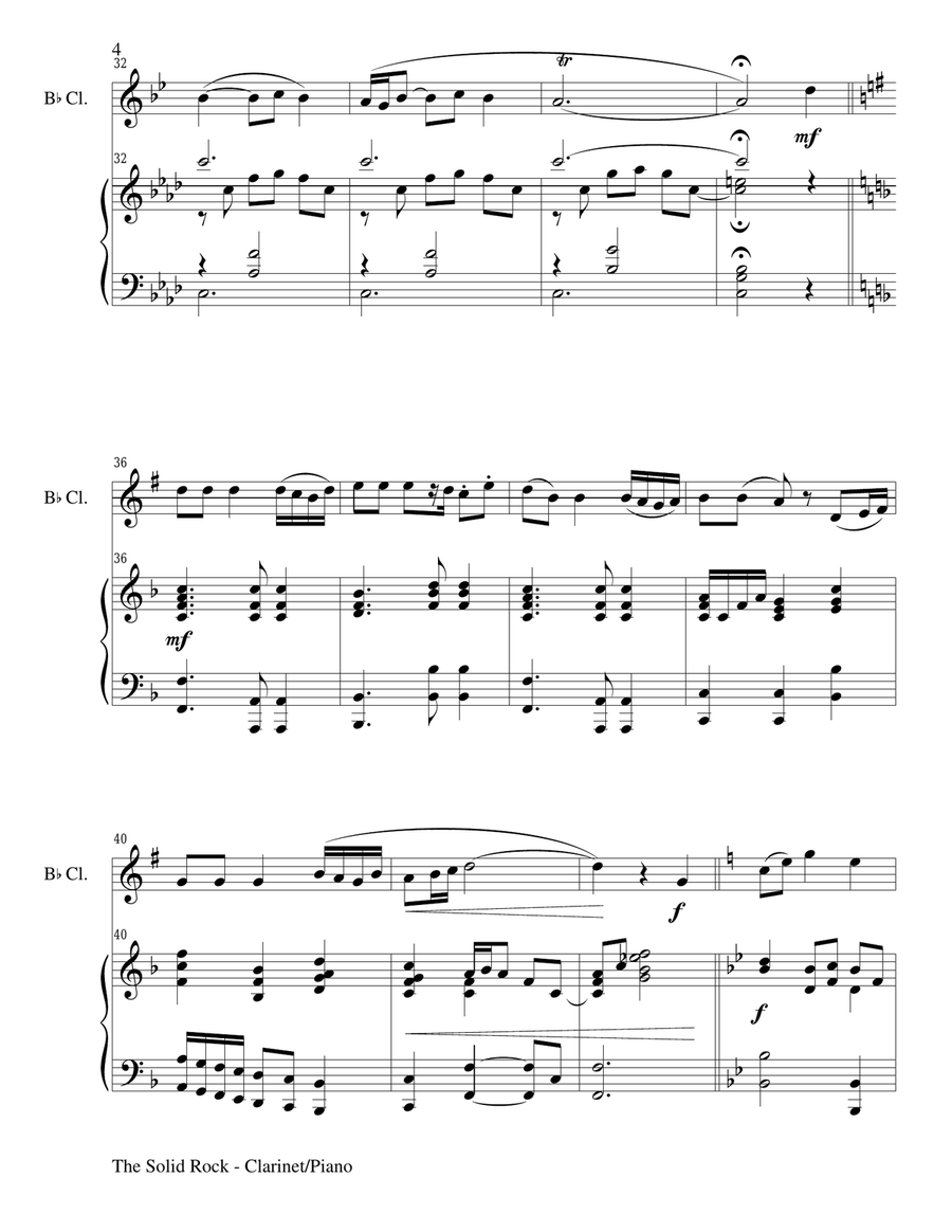 Gary Lanier: Hymns of Faith and Trust (Duets for Bb Clarinet & Piano) Gary Lanier: Hymns of Faith and Trust (Duets for Bb Clarinet & Piano) Woodwind Duet scores gallery preview page 5