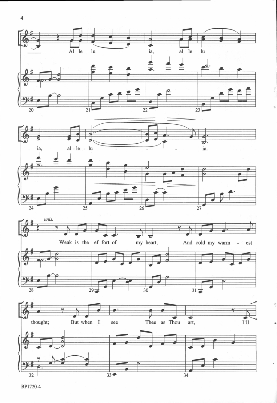 The Music of Thy Name - SSAA SSAA scores gallery preview page 3