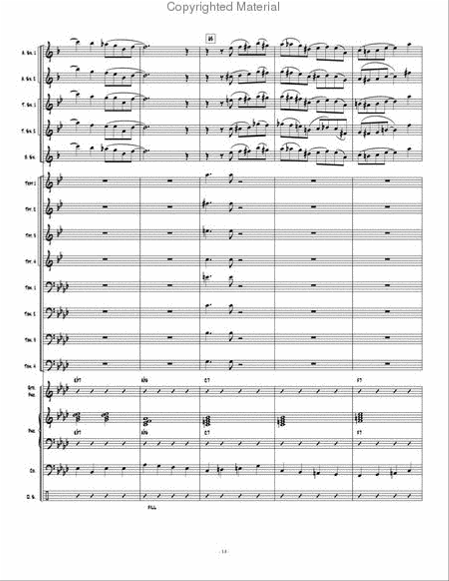 Don't Get Caught Jazz Ensemble scores gallery preview page 17