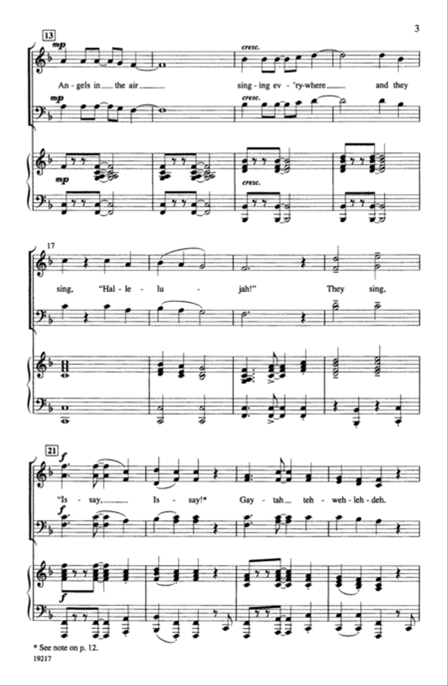 Issay, Issay! (Hear Ye, Hear Ye!) Choir scores gallery preview page 2