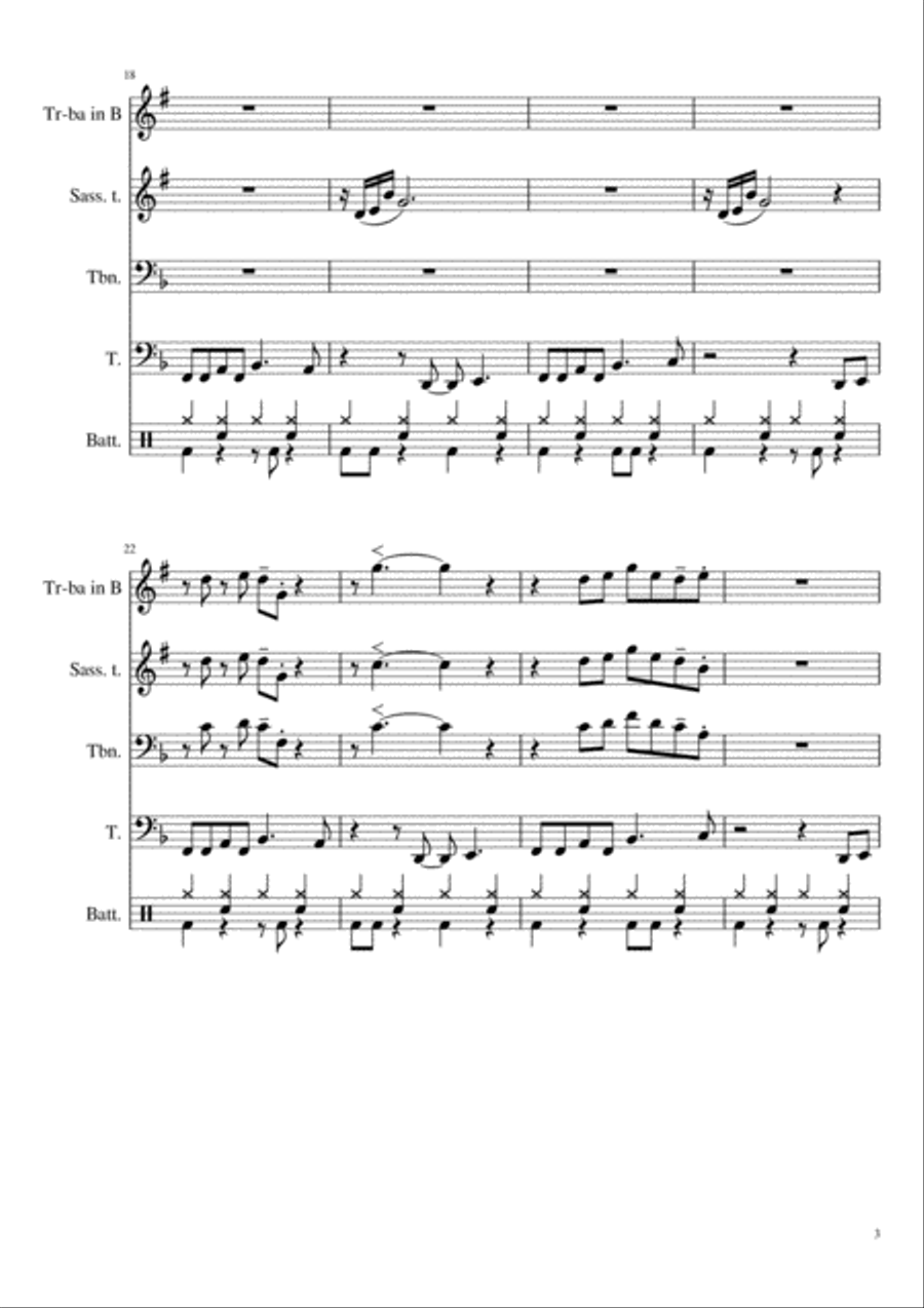 Terapetka Terapetka Brass Ensemble scores gallery preview page 3