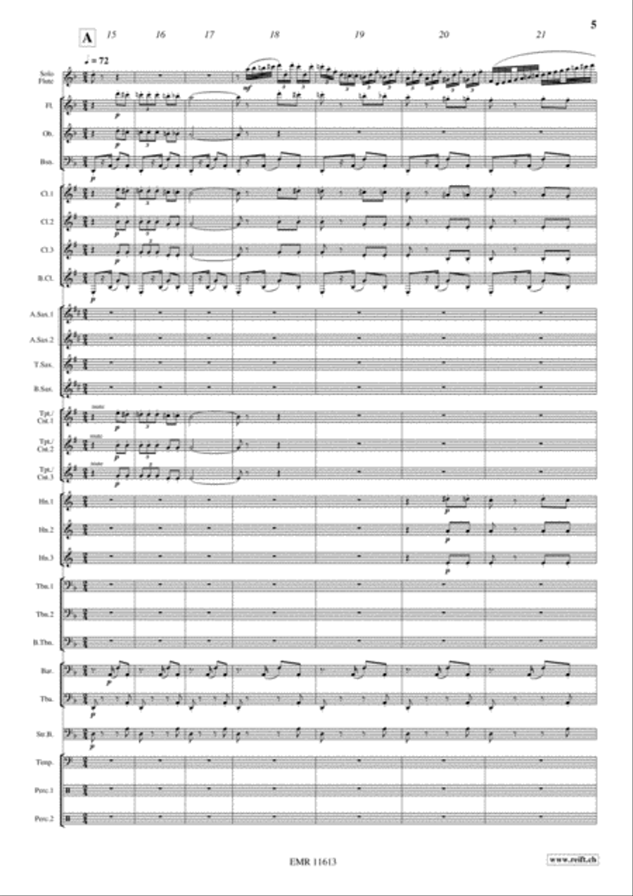 Carmen Fantasy Concert Band scores gallery preview page 6