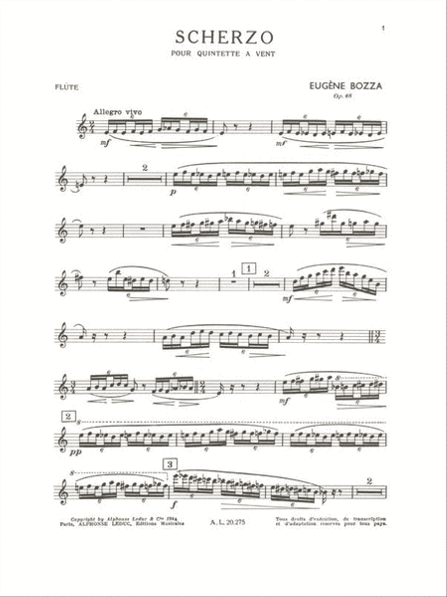 Scherzo, Op. 48 Woodwind Quintet scores gallery preview page 2