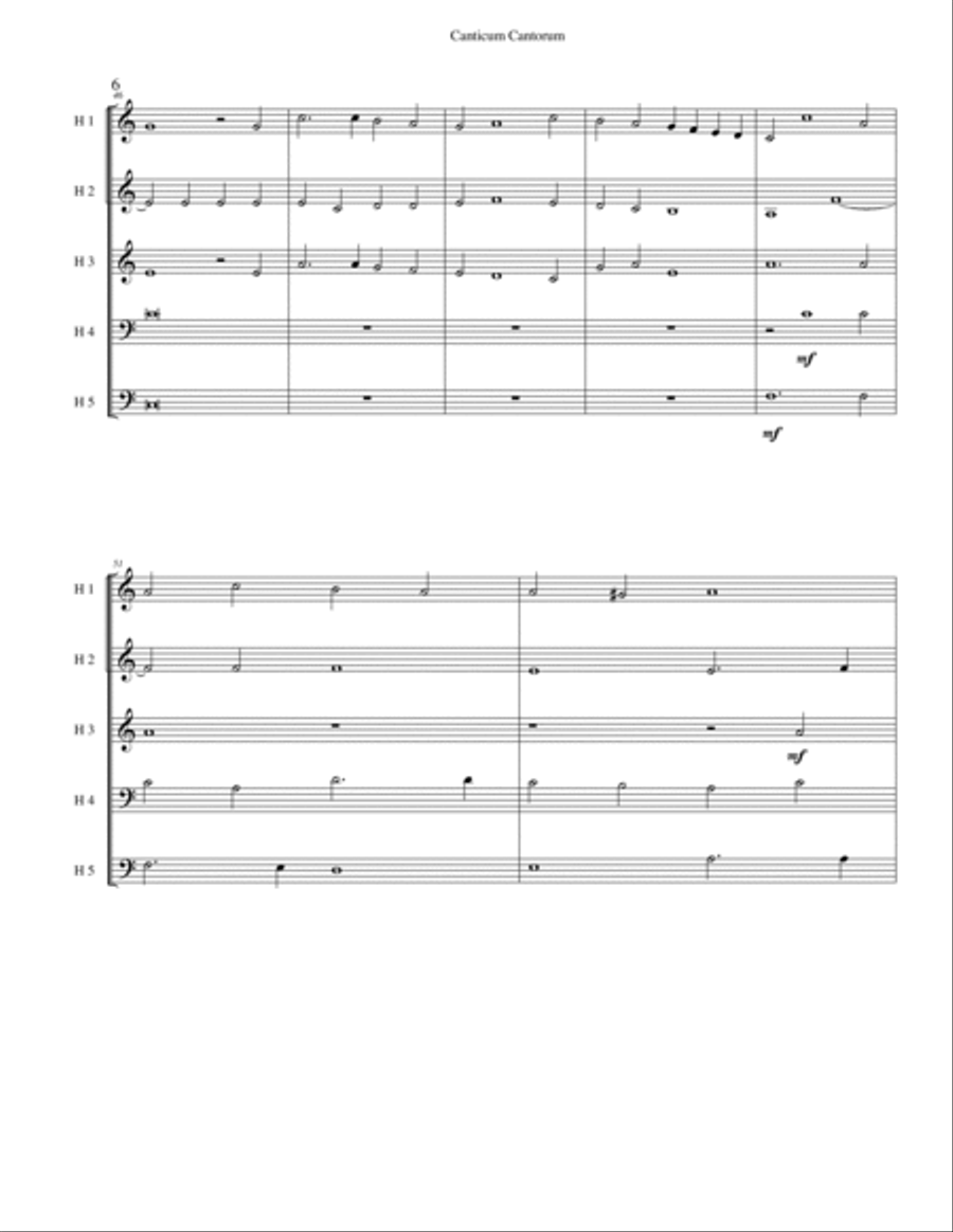 Osculetur Me Osculetur Me Brass Ensemble scores gallery preview page 6
