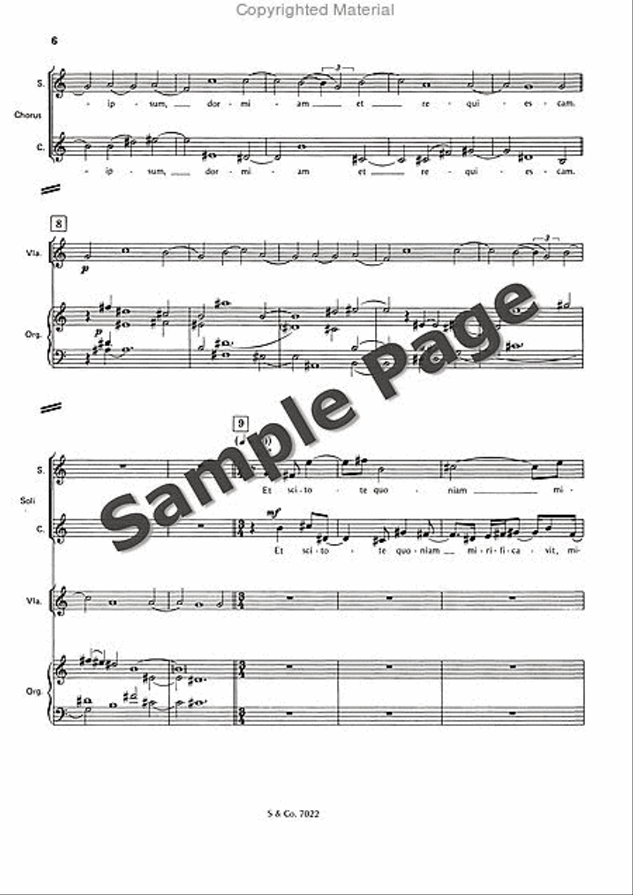Psalm 4 Op. 38a Psalm 4 Op. 38a Choir scores gallery preview page 9