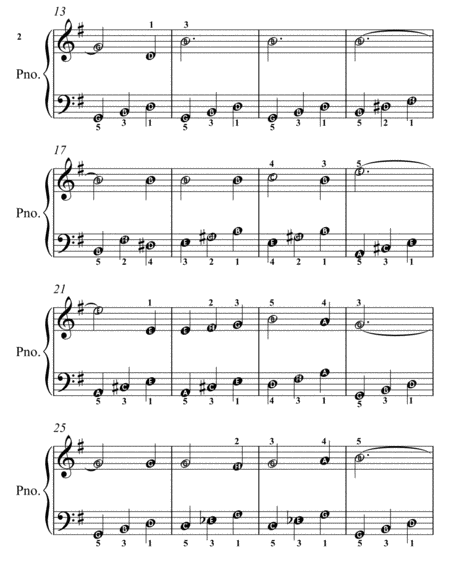 Liebestraum Easiest Piano Sheet Music