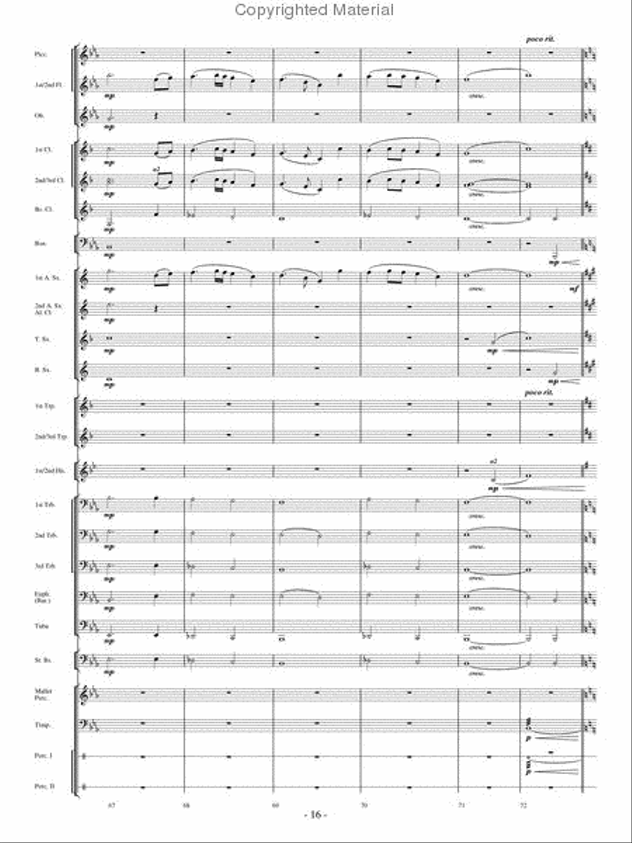 Where Eagles Soar Concert Band scores gallery preview page 15