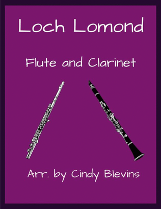 Book cover for Loch Lomond, Flute and Clarinet