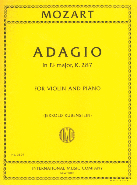 Adagio in E flat major