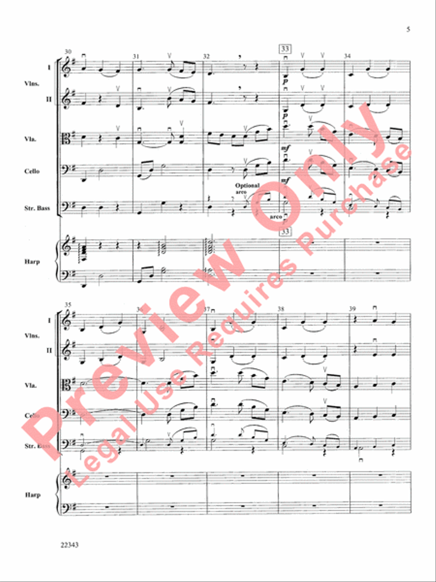 The Lovers' Waltz String Orchestra scores gallery preview page 6