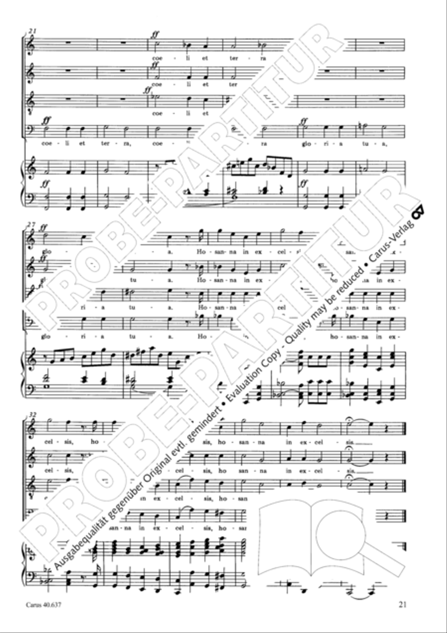 Messe breve no. 6 aux cathedrales 4-Part scores gallery preview page 26