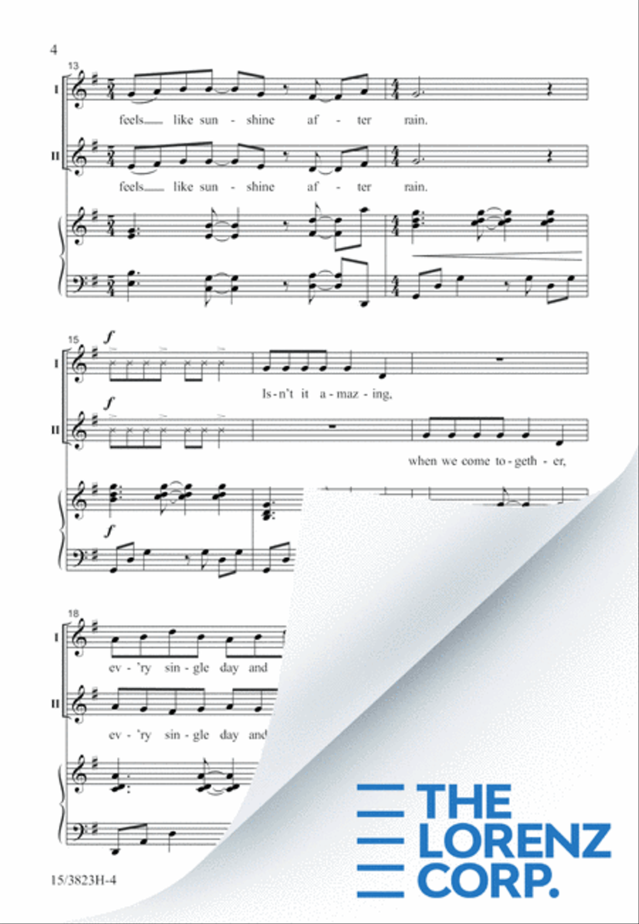 Isn't It Amazing? 2-Part scores gallery preview page 5
