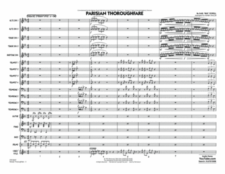 Parisian Thoroughfare - Conductor Score (Full Score)