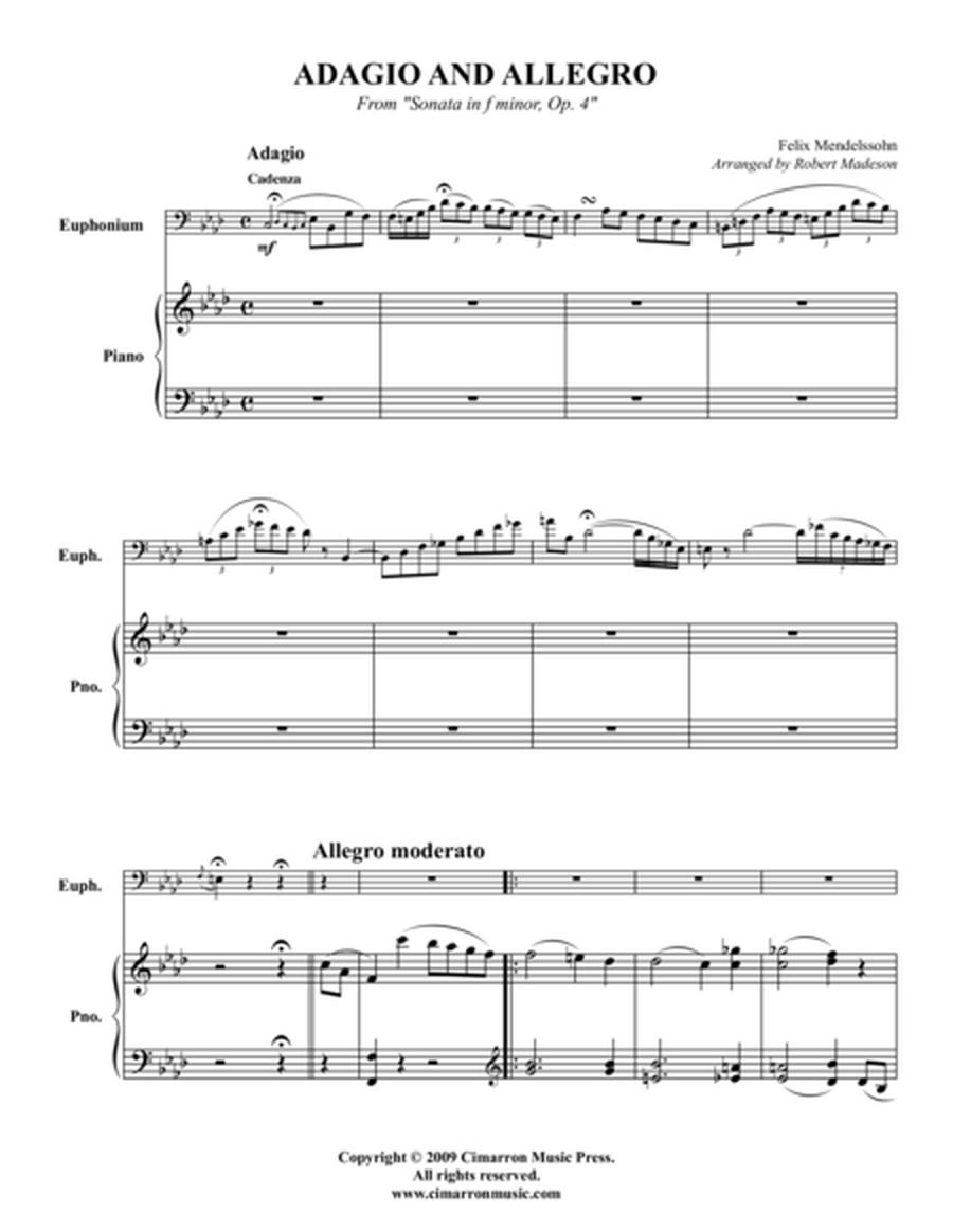 Violin Sonata in F Min, Op. 4