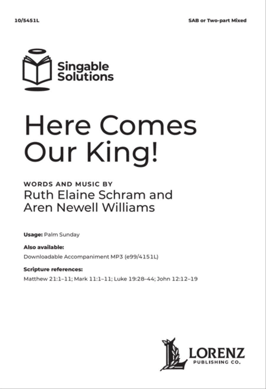 Here Comes Our King! 3-Part scores gallery preview page 1