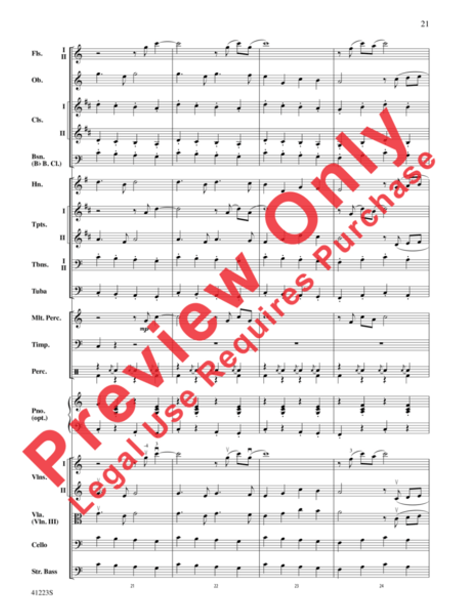 Joyful Holidays Joyful Holidays Full Orchestra scores gallery preview page 22