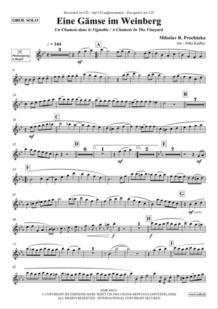 Eine Gamse im Weinberg Piano Accompaniment scores gallery preview page 2