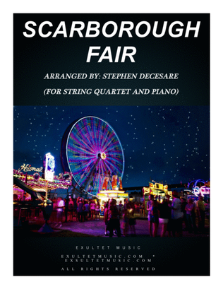 Book cover for Scarborough Fair (for String Quartet & Piano)