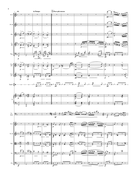 PULVER Lev: Jewish Dance for Cello Solo and Symphony Orchestra (Full score + Cello Solo part) image number null