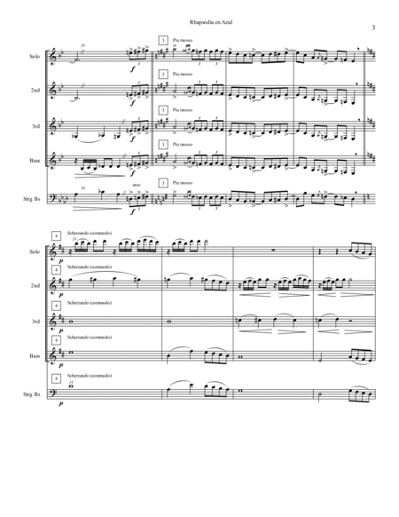 Rhapsody in Blue for Clarinet Quartet