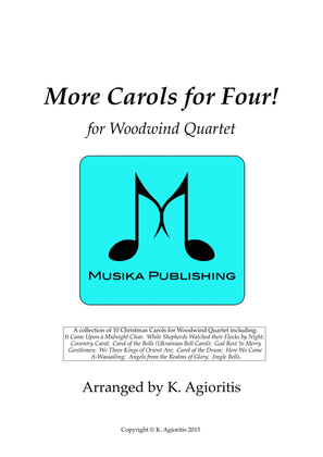 More Carols fo Four - Woodwind Quartet