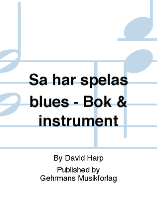 Sa har spelas blues - Bok & instrument