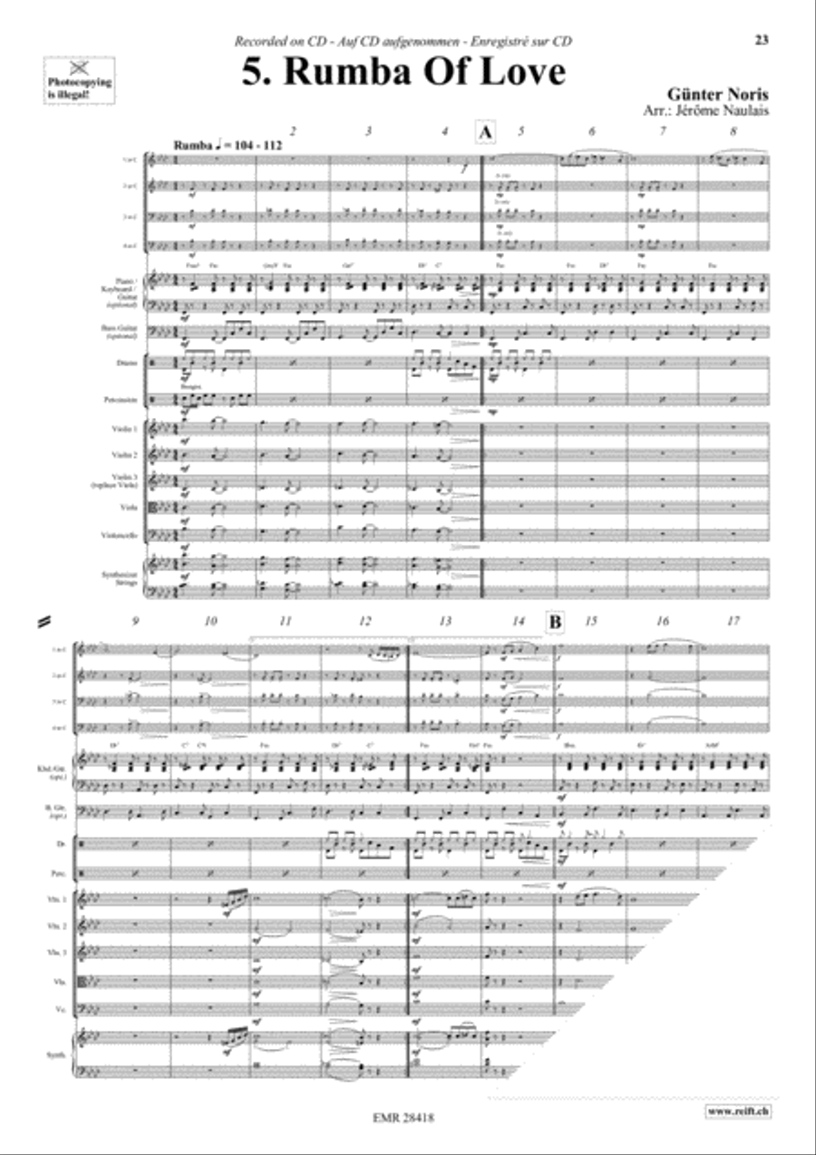 Let's Dance Volume 4 Brass Ensemble scores gallery preview page 7