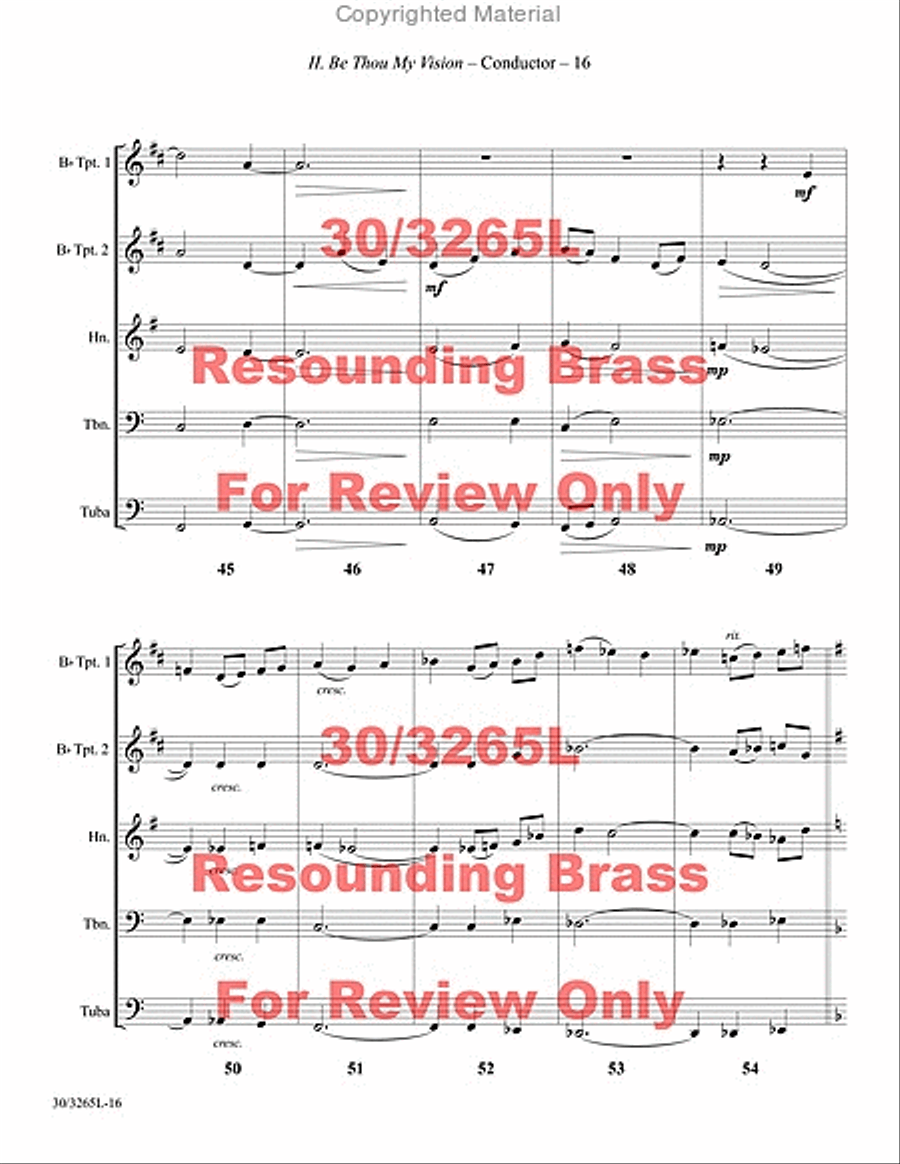 Resounding Brass Brass Quintet scores gallery preview page 17