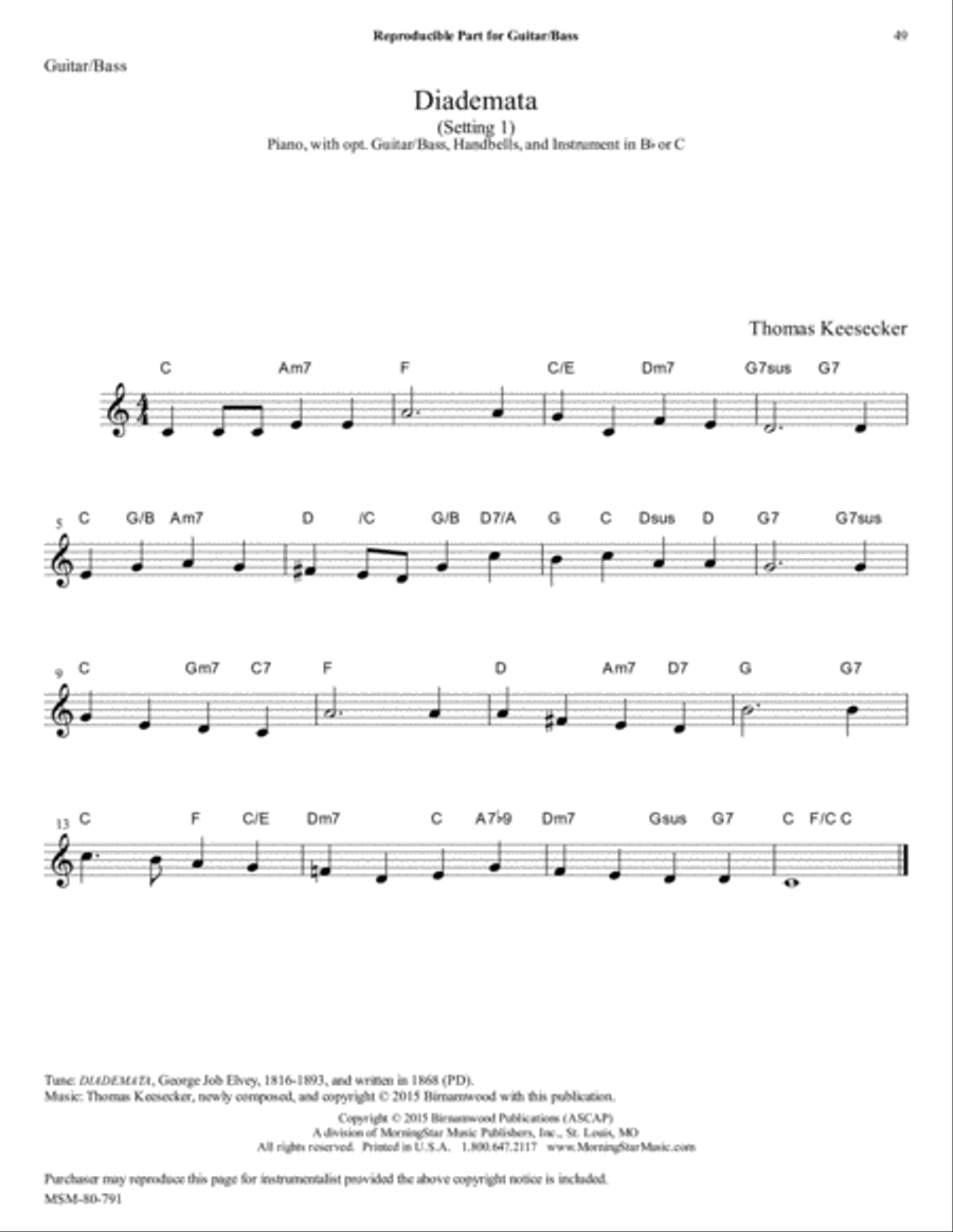 Diademata (Setting 1) Choir scores gallery preview page 3