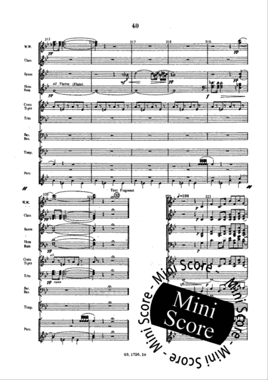 A New Dress for the Emperor Concert Band scores gallery preview page 49