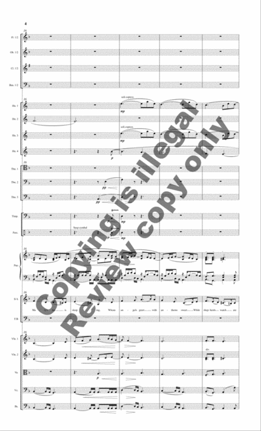 What Child is This? (Full Score) 4-Part scores gallery preview page 11