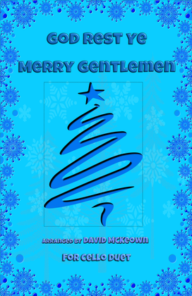 Book cover for God Rest Ye Merry Gentlemen, Jazz Style, for Cello Duet