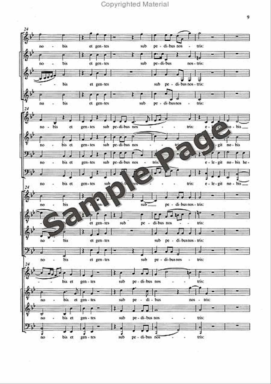 Omnes gentes plaudite Omnes gentes plaudite Mixed Choir scores gallery preview page 10